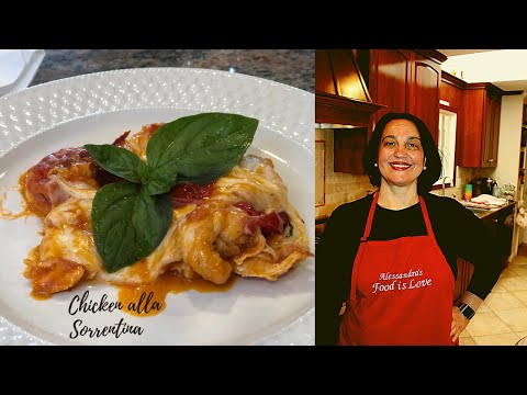 Chicken Caprese  Recipe | Chicken alla Sorrentina | Straccetti di pollo alla Sorrentina