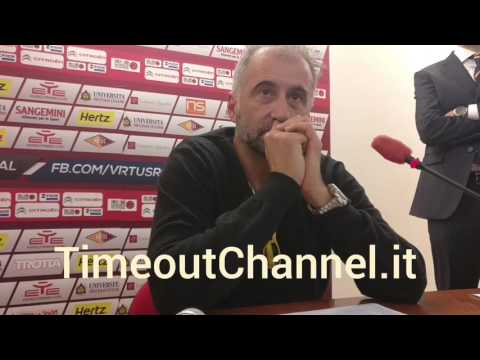 Coach Fabio Corbani post Virtus Roma - Siena