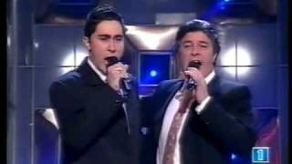 Led y Francisco en Gente de primera-O Sole Mio,directo.