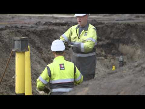 Renovation gastransportationsystem: gas receiving station