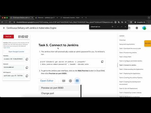 Setting up Jenkins on Kubernetes Engine GSP117