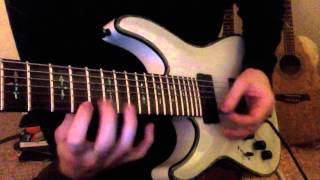 Mourning Palace (Synth Arpeggios) Guitar Lesson with TAB // Dimmu Borgir