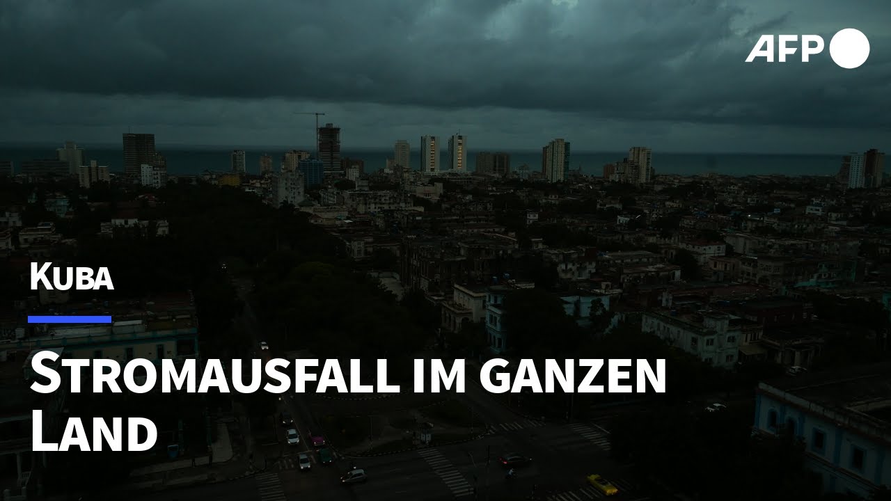 Kuba nach Ausfall von zentralem Kraftwerk ohne Strom | AFP