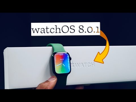 watchOS 8.0.1 Update is Out! - What's New? on Apple Watch Series 7. 4K