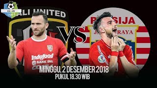 Live Streaming Indosiar Bali United Vs Persija Jakarta, Minggu Pukul 18.30 WIB