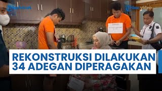Rekonstruksi Kasus Anak Bunuh Ibu dan Aniaya Ayah Kandung di Depok, 34 Adegan Diperagakan sesuai BAP