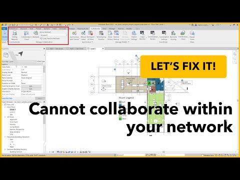 Collaborate within your network option is not available in Revit