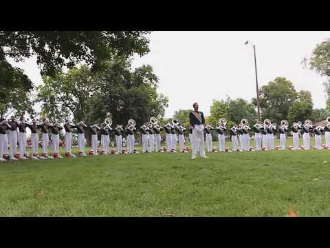 Madison Scouts warmup at The 2015 DCI Championship !