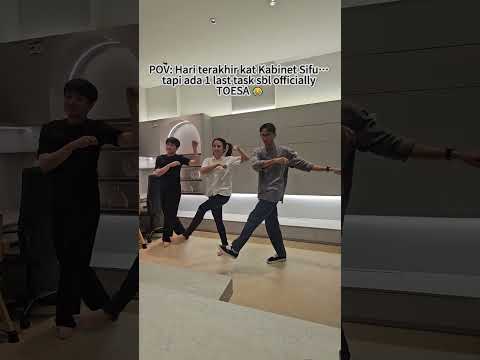 POV: Hari terakhir Zul kat Kabinet Sifu… tapi sebelum officially TOESA, ada satu last task dulu 😂