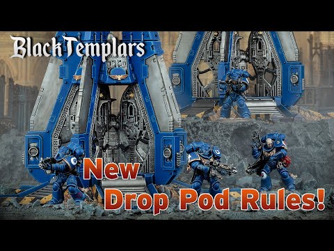 NEW DROP POD RULES! - HOW TO USE THEM FOR BLACK TEMPLARS!