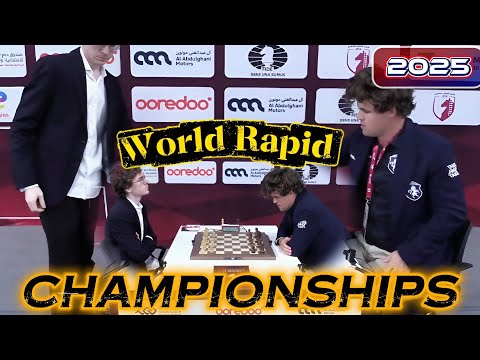 Magnus Carlsen Vs David Anton Guijarro || world Rapid Champion