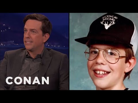 Ed Helms’ Childhood Nickname Was Chuck E. Cheese | CONAN on TBS
