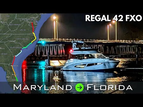 1,078 Mile Yacht Delivery - Problem Solving to Success - Regal 42 FXO