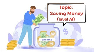 English shadowing | Saving Money | Level A1 | How to improve English