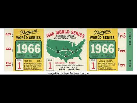 1966 World Series Gm1 Orioles at Dodgers (radio)