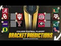 College Football Playoff PREDICTIONS Rematch Of Big Ten Championship For The Title