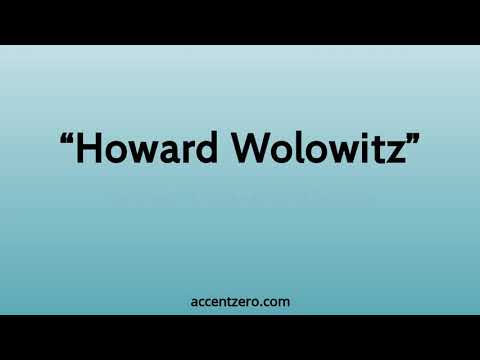 Pronounce "Howard Wolowitz" - South Korean accent vs. native U.S.