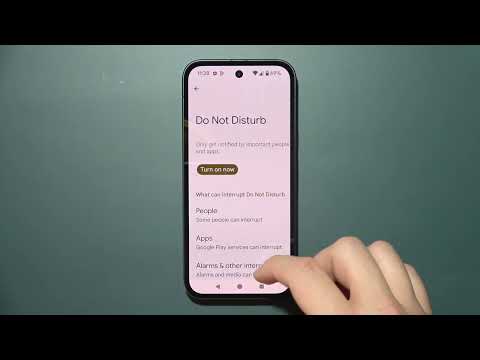 Google Pixel Phone: How to Turn On/Off Do Not Disturb Mode