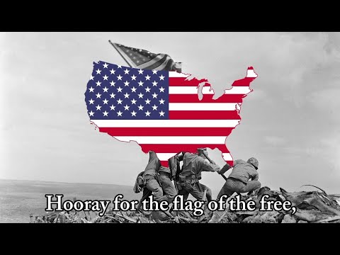 The Stars and Stripes forever (with lyrics).