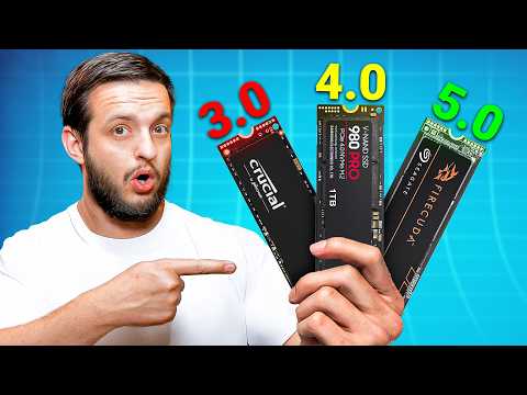 QUEL  SSD CHOISIR POUR SON PC GAMER ?? PCIe GEN 3 / 4 ou 5 ??