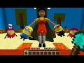 SQUID GAME DOLL chasing MINIONS at a GAME of GREEN LIGHT, RED LIGHT in MINECRAFT - Gameplay