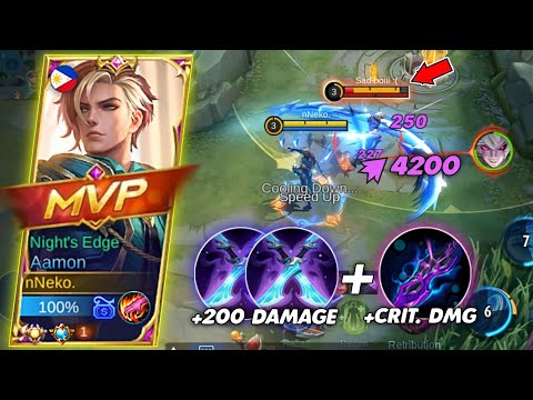TRY THIS! AAMON DAMAGE COMBO BUILD! ENEMIES TOTTALY DESTROYED - AAMON BEST BUILD 2022