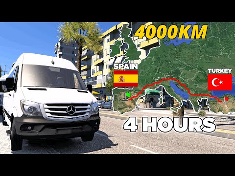 ETS2 Longest Holiday Road Trip (Madrid to Ankara) Spain to Turkey | Euro Truck Simulator 2