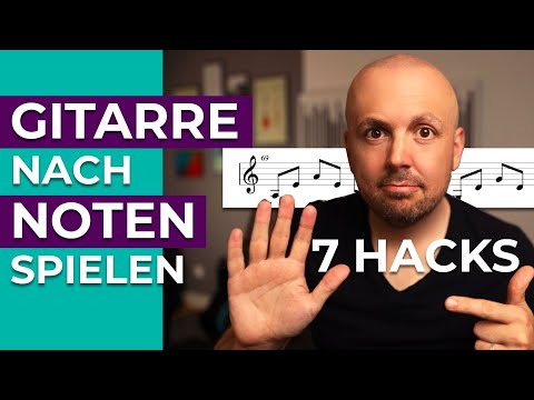Gitarre Noten Hacks - So wird Gitarre spielen nach Noten EINFACHER!