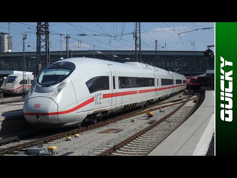 ICE Velaro D (407) Ausfahrt aus München Hbf