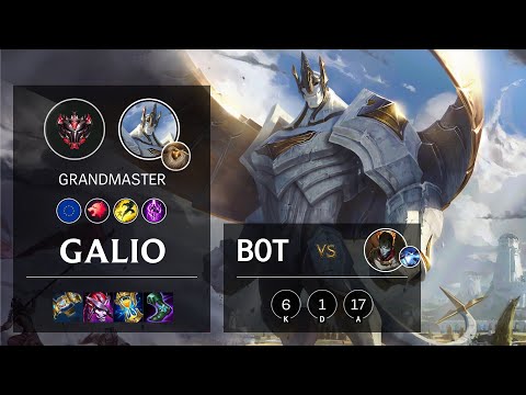Galio Bot vs Jhin - EUW Grandmaster Patch 10.23
