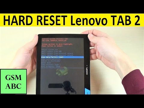 HARD RESET Lenovo TAB 2 A10-30 | How to | Tips and Tricks