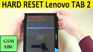 HARD RESET Lenovo TAB 2 A10-30 | How to | Tips and Tricks