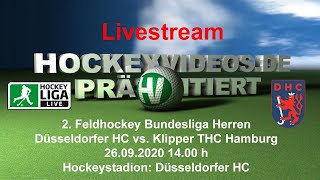 26.09.2020, 14:00 Uhr: Herren Düsseldorfer HC vs. Klipper THC HH