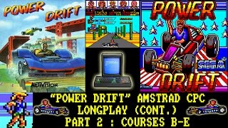 [AMSTRAD CPC] Power Drift - Longplay (Part 2 of 2)