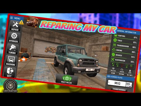 How To  Repair & Wash car | Russian Car Driver UAZ Hunter | New Android Game 2024