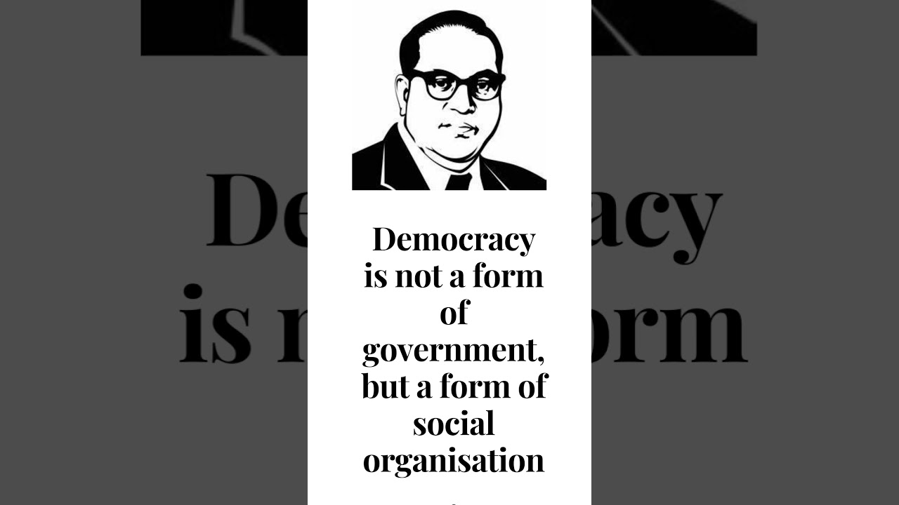 DR Ambedkar Quotes about #democracy | #motivationalquotes |#shorts