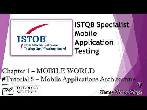 ISTQB Mobile Tester Introduction to ISTQB Mobile Tester Certification ISTQB Tutorials