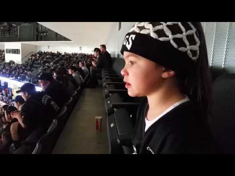 Abby Cheering on the Kings