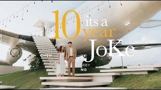 After 10 years, I married her on a plane. | Kerby & Joyce's Wedding Film