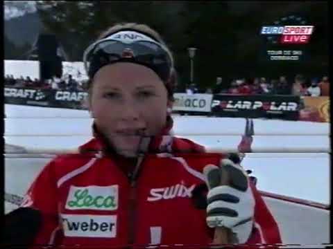 2009/10 fondo 5 km tc donne Dobbiaco (Tour de Ski) - Kowalczyk, Saarinen, Majdic