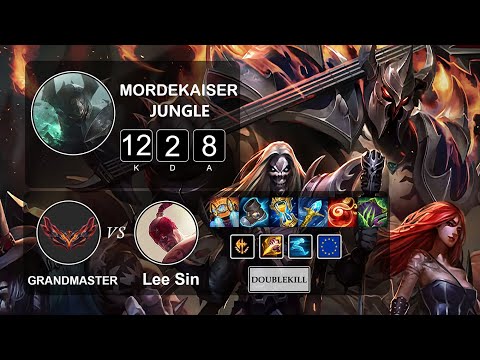Jungle Mordekaiser vs Lee Sin - LOL EUW Grandmaster Season 12 Patch 12.2