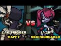 1 4k Trigger Happy Vs 14 2k Necrobreaker