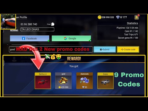 How to Get Rich in Mad Out 2 with Gold and Diamonds Promo Codes (Easy Method)@ip0203i #madout2