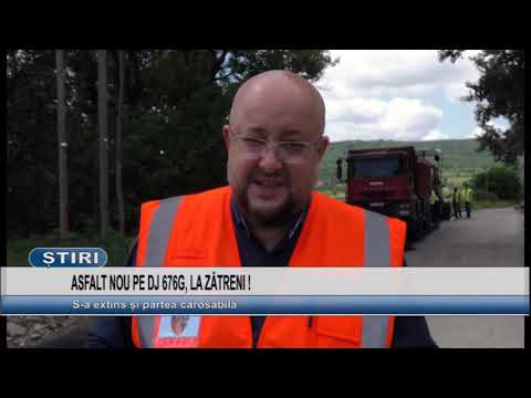 ASFALT NOU PE DJ 676G, LA ZATRENI