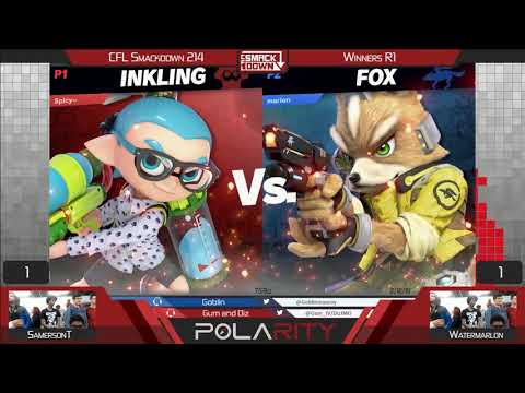CFL Smackdown Ultimate 214 - Watermarlon (Fox) vs SamersonT (Inkling) - Winners R1
