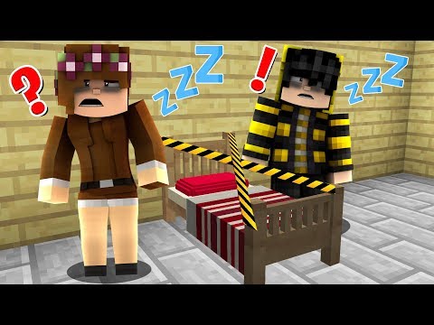 KIZ FAKİR İLE 24 SAAT UYUMAMA CHALLENGE! 😱 - Minecraft