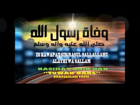 TAUSUG LECTURE -  kawapat sin Rasul part 3     NASIHAT DAIN KAN ; SHIEK DAROSSALAM TAPSI