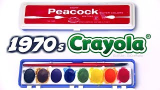 VINTAGE vs NEW - Crayola Watercolor Paint - crayOLDa - SoCraftastic