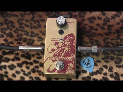 Walrus Audio CONTRABAND one knob fuzz of love demoed with Telecaster