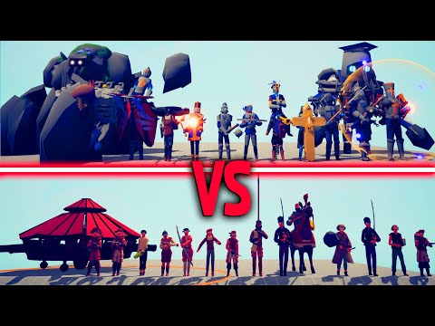 MEGA MEDIEVAL TEAM vs MEGA RENAISSANCE TEAM | TABS - Totally Accurate Battle Simulator